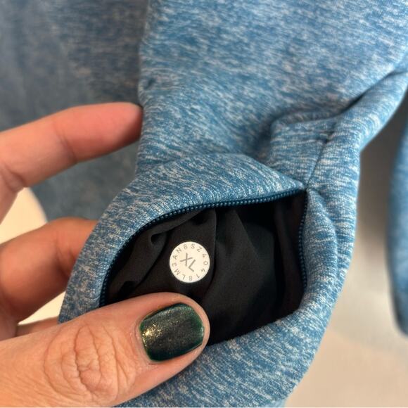 Lululemon Athletica Surge Warm Long Sleeve Half Zip Men Sweatshirt Size XL - Picture 8 of 10